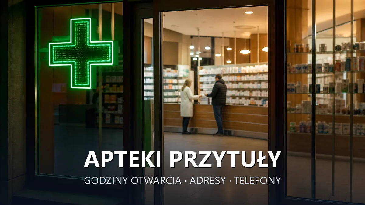 Apteki Przytuły, powiat łomżyński - adresy, telefony, godziny otwarcia