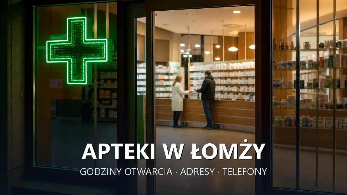 Apteki w Łomży - godziny otwarcia i dyżury