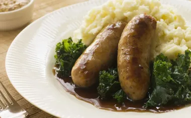 Kiszka ziemniaczana  chrupiąca tradycyjna potrawa z Łomży