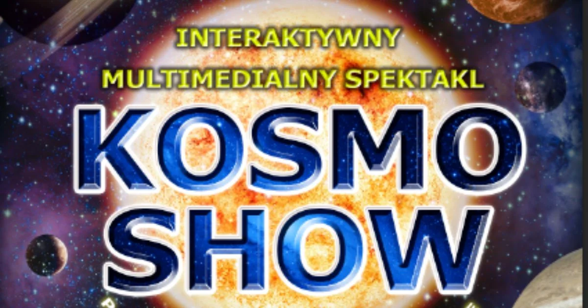 Grafika promocyjna wydarzenia Interaktywny spektakl edukacyjny o kosmosie dla dzieci w Łomży