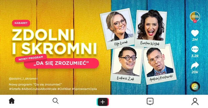 Grafika promocyjna wydarzenia Łomża: Zdolni i Skromni — „Da się zrozumieć” (nowy program kabaretowy)