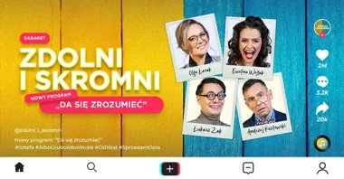 Grafika promocyjna wydarzenia Łomża: Zdolni i Skromni — „Da się zrozumieć” (nowy program kabaretowy)