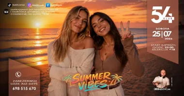 Grafika promocyjna wydarzenia SUMMER VIBES – DJ BaXx Łomża