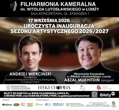Grafika promocyjna wydarzenia Uroczysta inauguracja sezonu artystycznego 2026/2027
