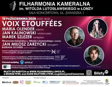 Grafika promocyjna wydarzenia Voix Etouffées