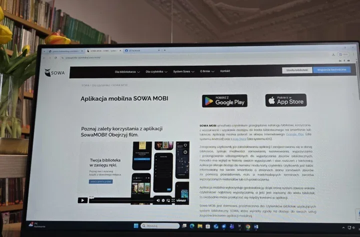 Biblioteka w kieszeni - SOWA MOBI ułatwia życie czytelnikom w Łomży