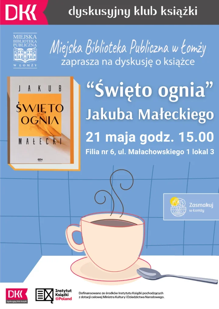 DKK w Łomży wraca do rozmowy o książce, która zostaje w głowie