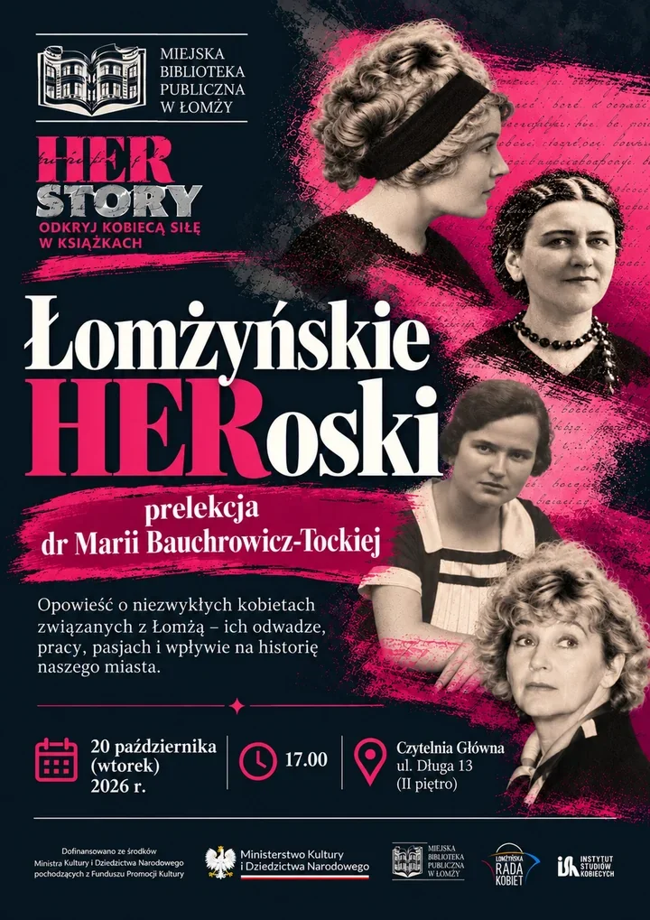 Łomżyńskie HERoski odsłonią kobiecą stronę historii Łomży