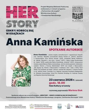 Anna Kamińska w Łomży - wieczór z kobietami, które nie mieszczą się w schematach