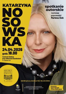 Katarzyna Nosowska w Łomży - wieczór z artystką, która łączy muzykę i słowo
