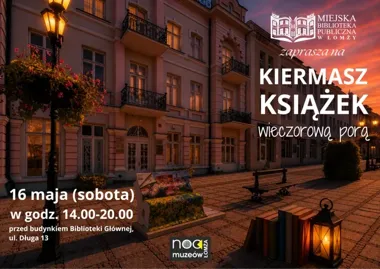 Łomża dorzuca książkowy akcent do Nocy Muzeów przy Długiej 13