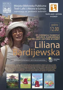 Lilianą Bardijewską w Łomży - spotkanie, które łączy książki i teatr