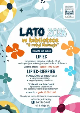 Biblioteka w Łomży układa dzieciom wakacje bez nudy - i z planszówkami