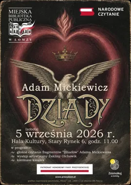Mickiewicz wraca na Stary Rynek. Narodowe Czytanie 2026 w Łomży