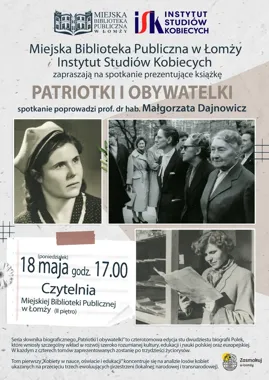 Łomża sięga po kobiecą historię - w bibliotece premiera „Patriotki i obywatelki”