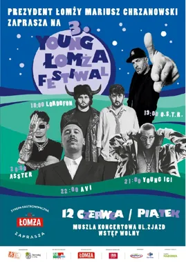 Young Festiwal Łomża wraca po raz trzeci - O.S.T.R., Young Igi i ekipa zawładną Muszlą