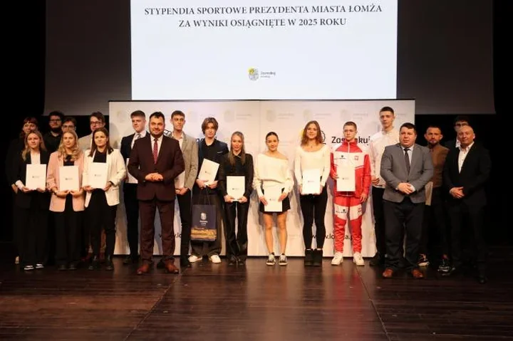 24 sportowców z Łomży z miejskim wsparciem – łączna pula stypendiów **159 950 zł**