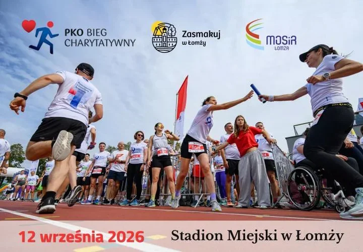 Każde 400 metrów dołoży 10 zł. Bieg w Łomży wesprze dzieci i młodzież