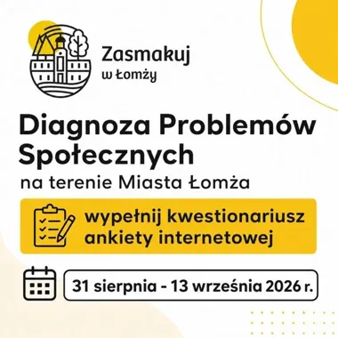 Łomża bada problemy społeczne. Mieszkańcy mogą wypełnić ankietę online