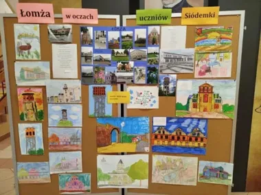 Siódemka postawiła na Łomżę. Uczniowie pokazali miasto przez sztukę i gesty