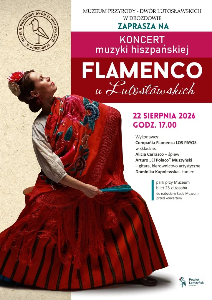 Hiszpańskie rytmy zabrzmią w Drozdowie. Flamenco u Lutosławskich