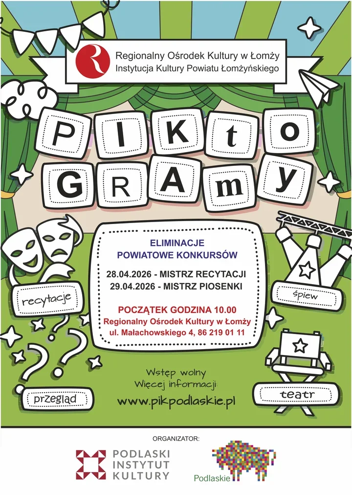 Młodzi twórcy z powiatu staną przed sceną w PIKtoGRAmy