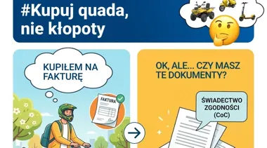 Bez homologacji i dwóch dokumentów pojazd kategorii L nie wyjedzie na drogę
