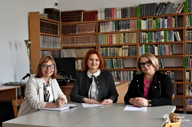 Rozmowy o kulturze w bibliotece – powiat i MBP planują wspólne działania