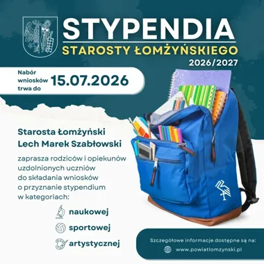 Stypendia dla uczniów z powiatu. Liczą się oceny, talent i sport