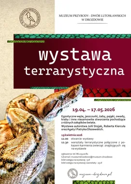 Węże, pająki i żywe pokazy w drozdowskim muzeum przyciągną odważnych