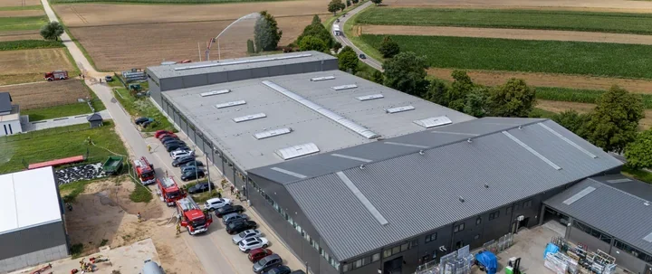 Pożar był tylko scenariuszem. Strażacy ćwiczyli w Starym Bożejewie